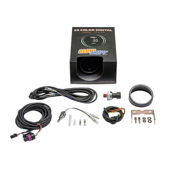 10 Color Digital Dual Temperature & Pressure Gauge