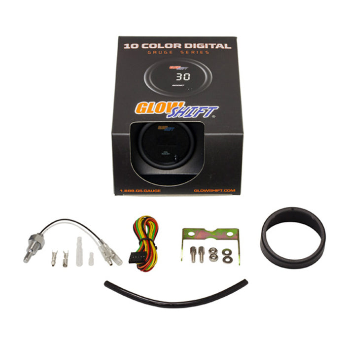 10 Color Digital Oil Temperature Gauge | GlowShift