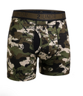a pair of camo underwear on a white background