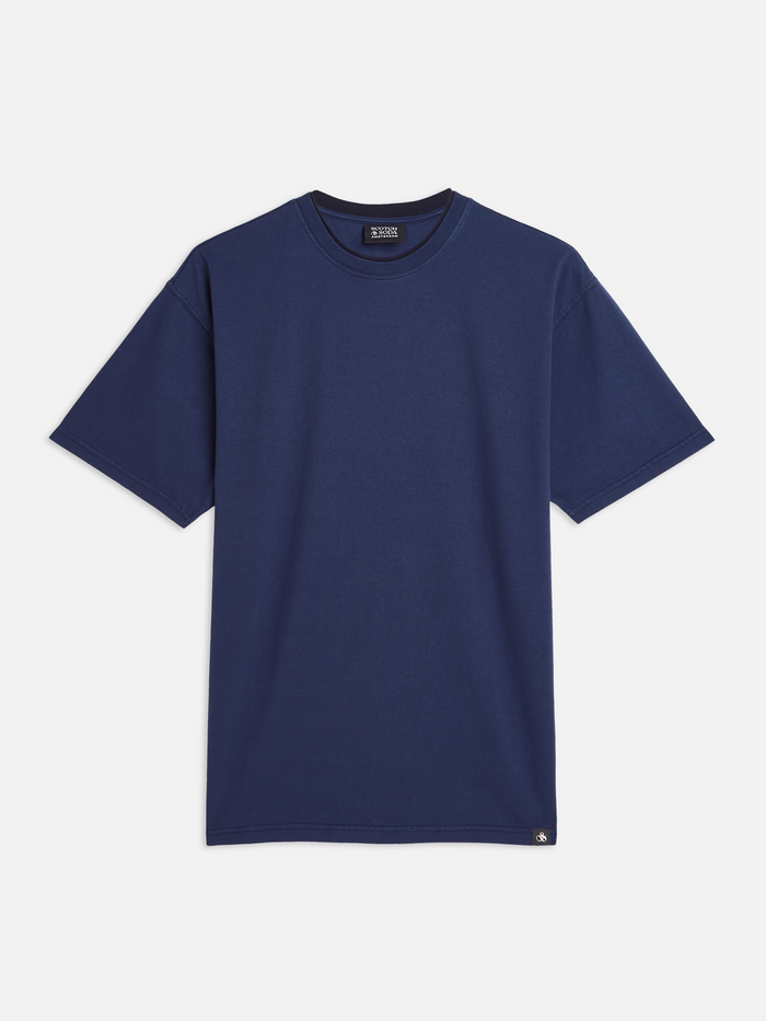 3 Crosses Garment-Dyed Relaxed-Fit T-Shirt