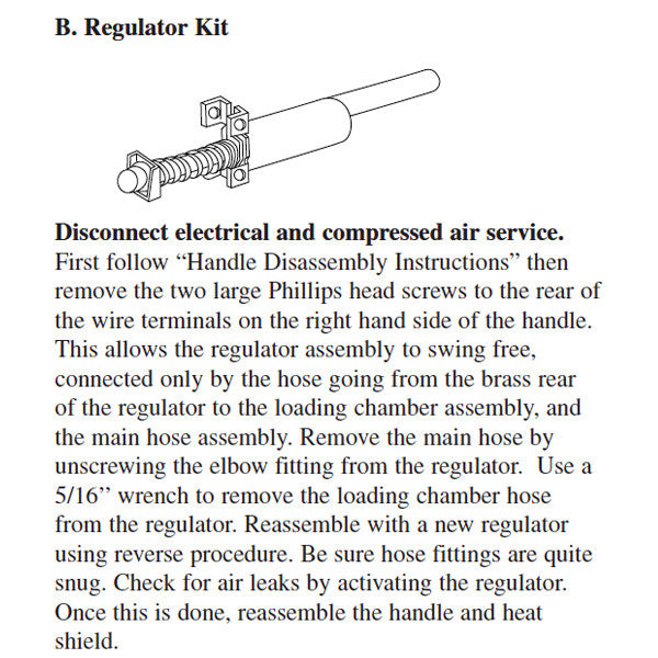 3M Polygun PG II regulator repair kit