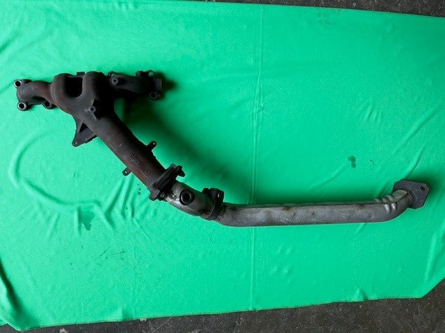 99-00 Miata Exhaust Manifold w/o CA Emissions + Pipe [Used] - BP4W-13-450, BPM3-40-500F