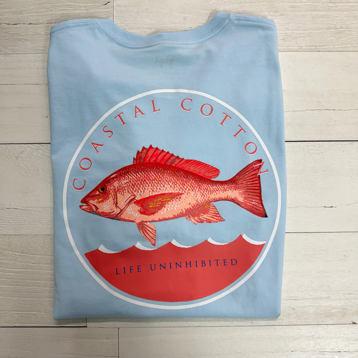 Coastal Cotton Red Snapper Tee