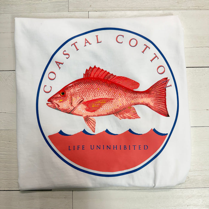 Coastal Cotton Red Snapper Tee