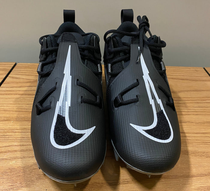 Alpha Menace Pro 3 Low P Football Cleats Size 12 (Black)