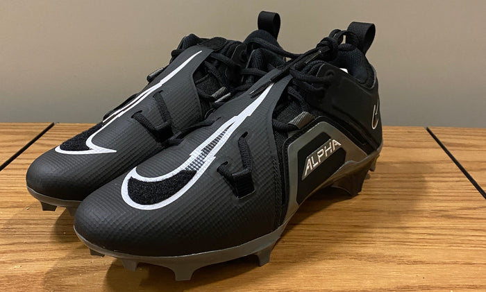 Alpha Menace Pro 3 Low P Football Cleats Size 12 (Black)