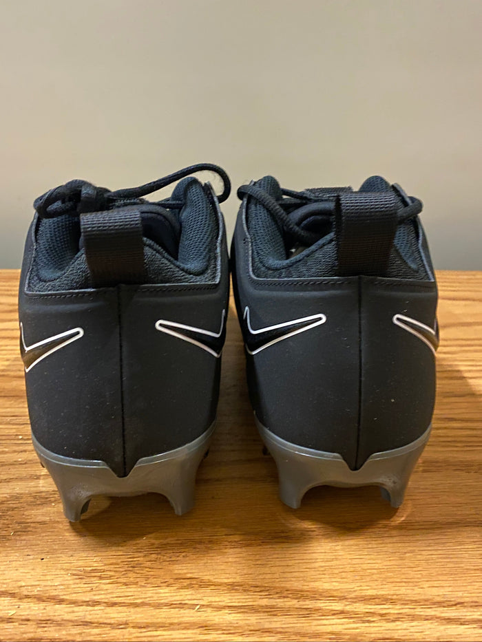 Alpha Menace Pro 3 Low P Football Cleats Size 12 (Black)