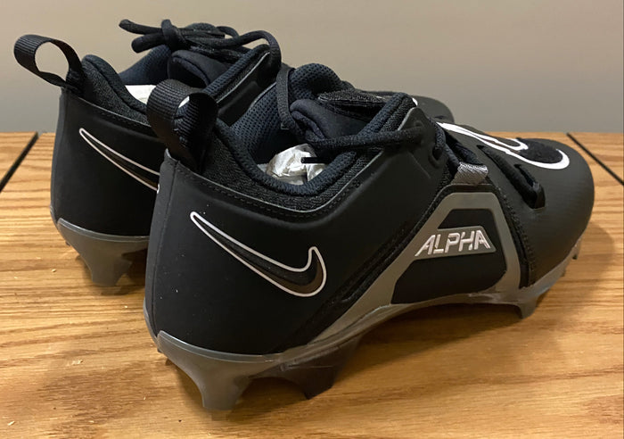 Alpha Menace Pro 3 Low P Football Cleats Size 12 (Black)