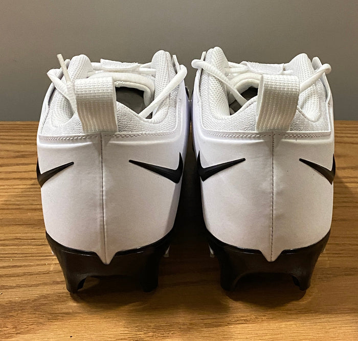 Alpha Menace Pro 3 Low P Football Cleats Size 13.5 (White)