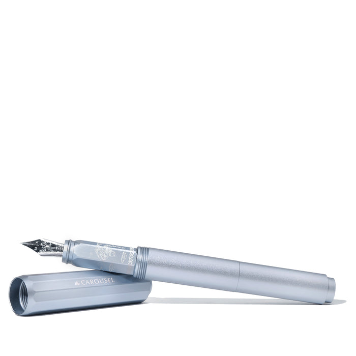 Aluminum Carousel Fountain Pen - Harlequin Dream - Ferris Wheel Press