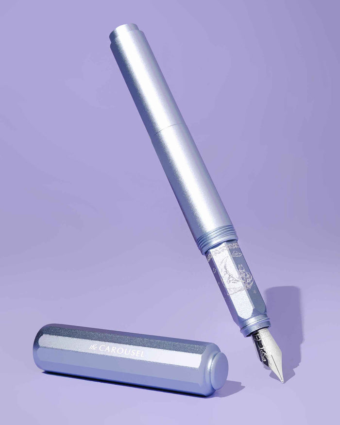 Aluminum Carousel Fountain Pen - Harlequin Dream