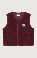 American Vintage | Hoktown Vest | bordeaux chine