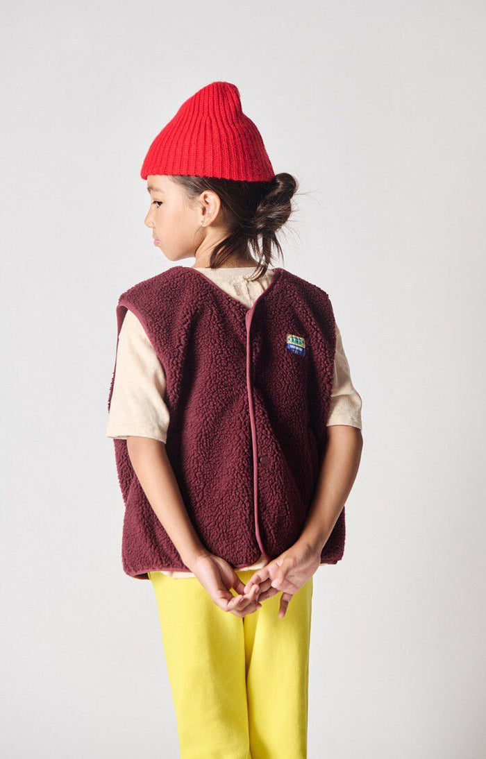 American Vintage | Hoktown Vest | bordeaux chine