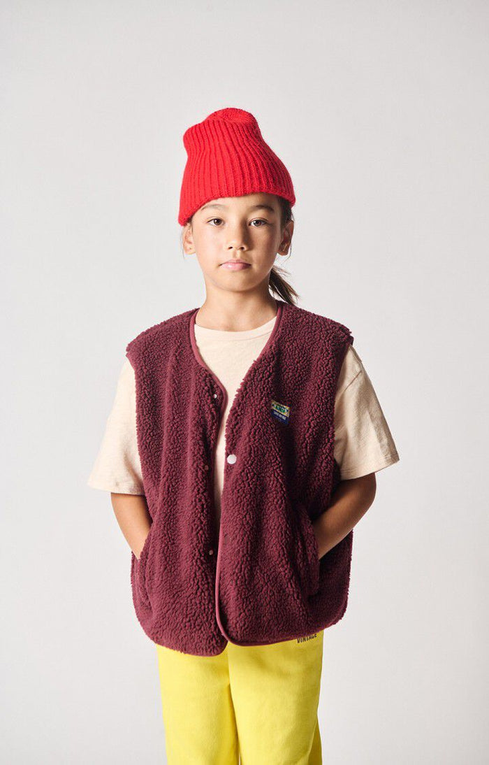 American Vintage | Hoktown Vest | bordeaux chine