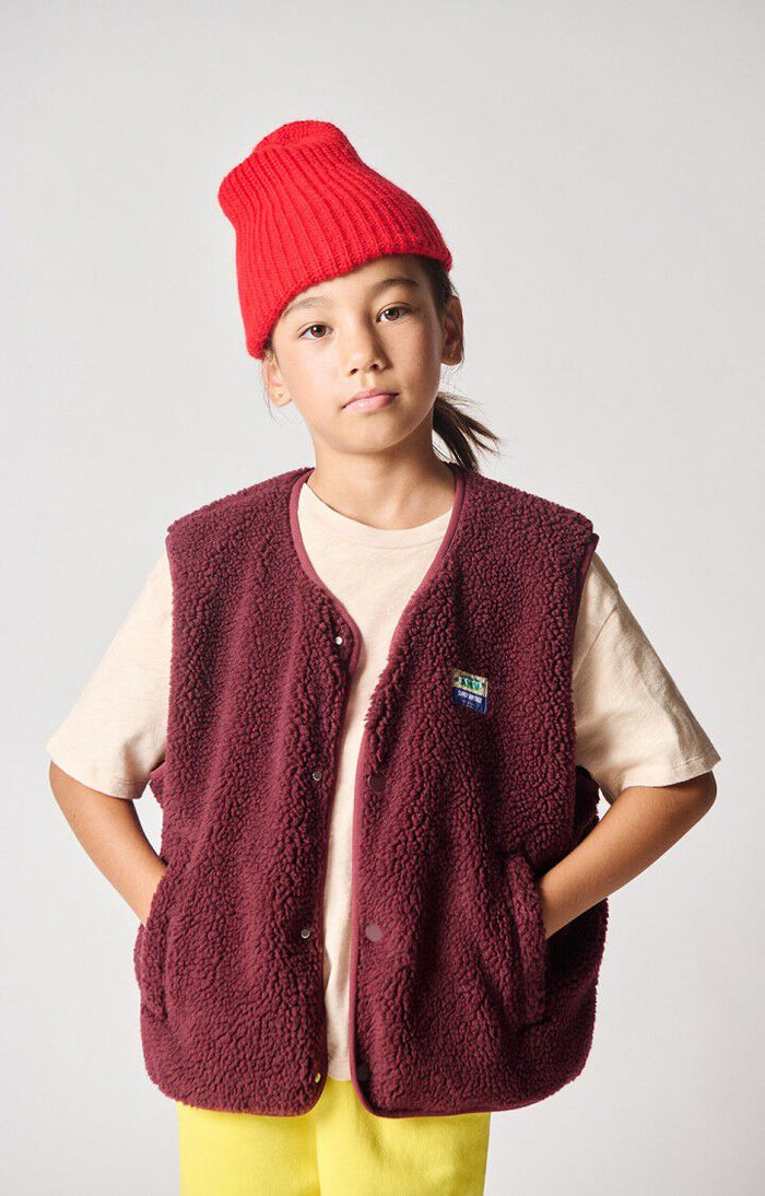 American Vintage | Hoktown Vest | bordeaux chine