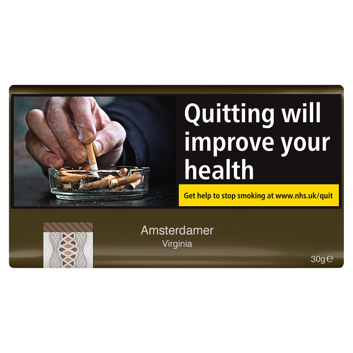 Amsterdamer Virginia Hand Rolling Tobacco - 30g Pouch