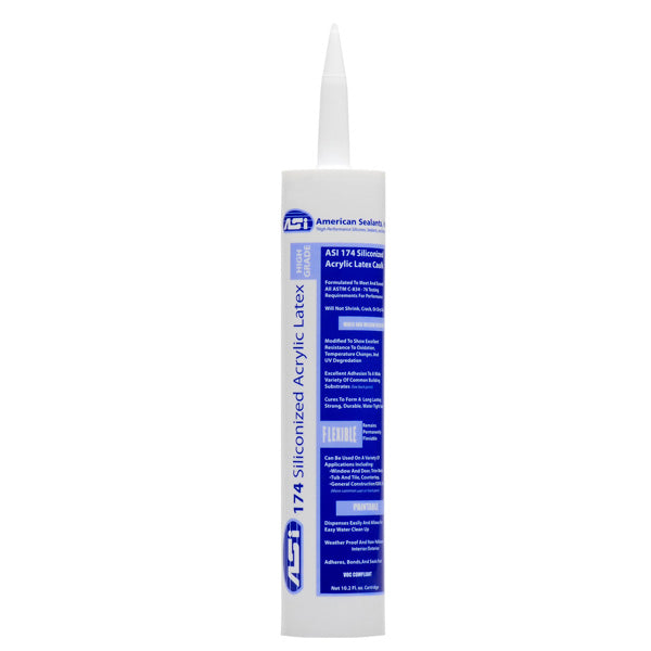 American Sealants 174 Siliconized Acrylic Latex Caulk