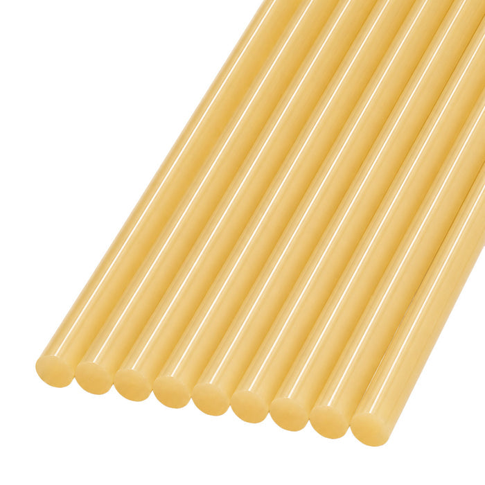 ASURE GST003 amber 1/2 x 10 inch woodworking hot glue sticks
