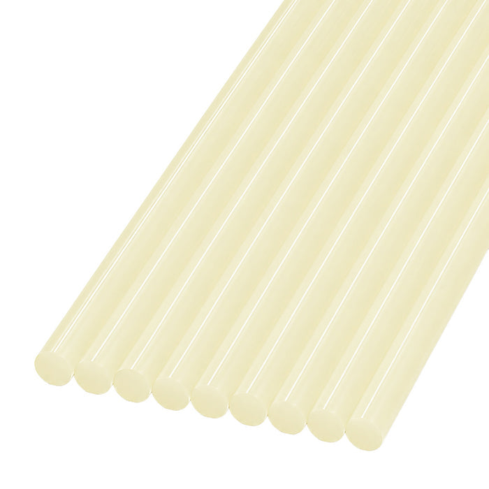 ASURE GST016 clear amber 1/2 x 10 inch multi-purpose high-strength hot glue sticks