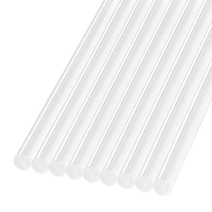 ASURE GST018 clear 5/8 x 10 inch concrete and flooring hot glue sticks