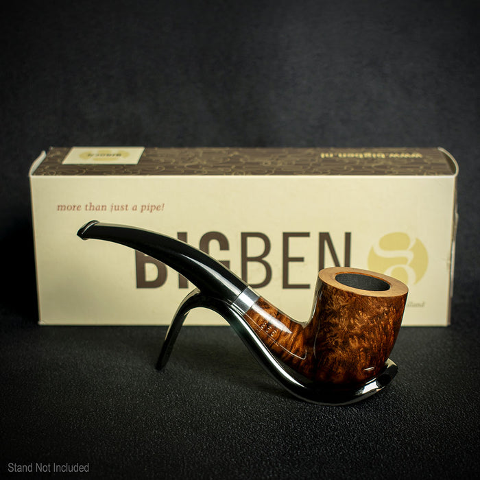 Big Ben Sylvia Tan Polish Briar Smoking Pipe -  Shape 855