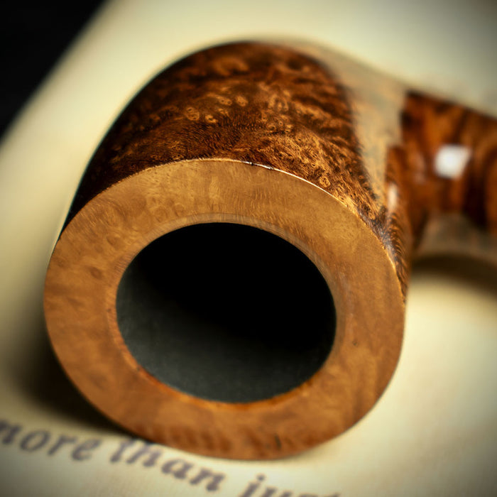 Big Ben Sylvia Tan Polish Briar Smoking Pipe -  Shape 855