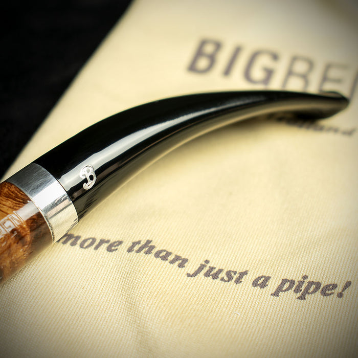 Big Ben Sylvia Tan Polish Briar Smoking Pipe -  Shape 855
