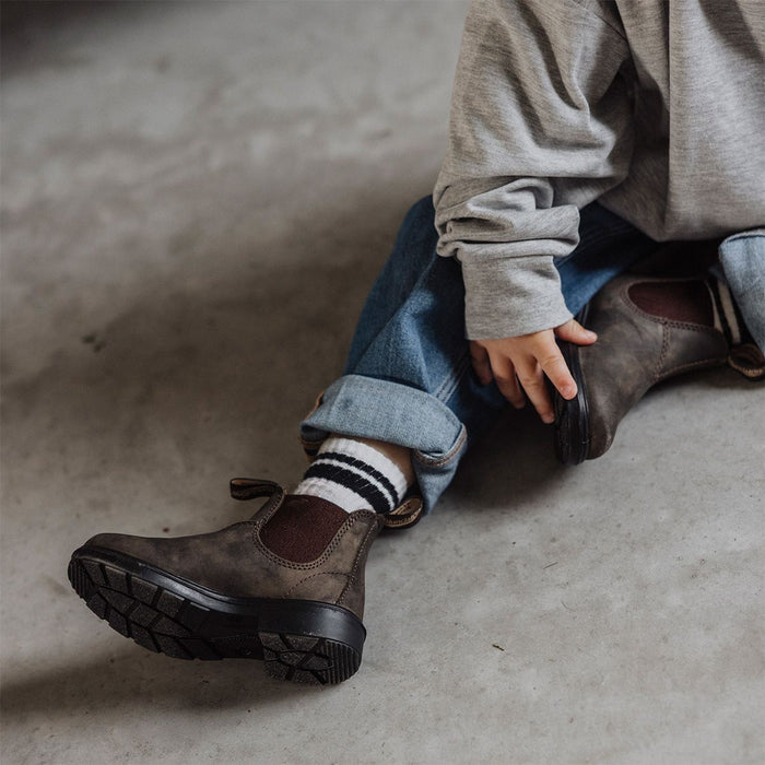 Blundstone | Kids boots nubuck | Rustic brown
