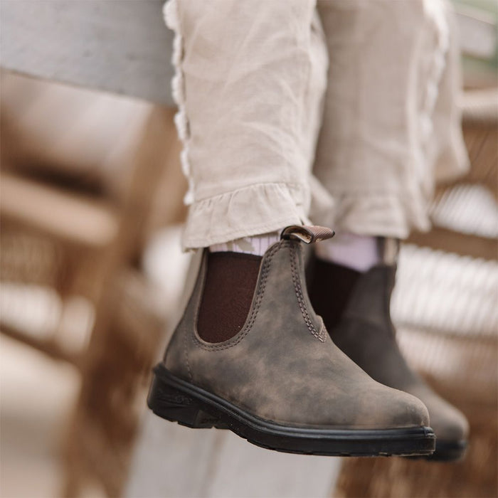 Blundstone | Kids boots nubuck | Rustic brown