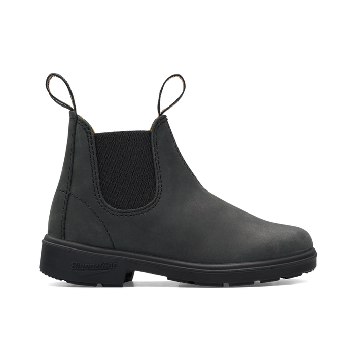 Blundstone | Kids Rustic Black Youth | Rustic black