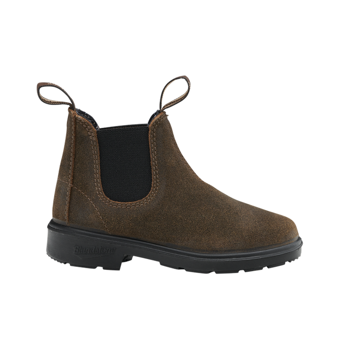 Blundstone | Kids Waxed suede | Brown