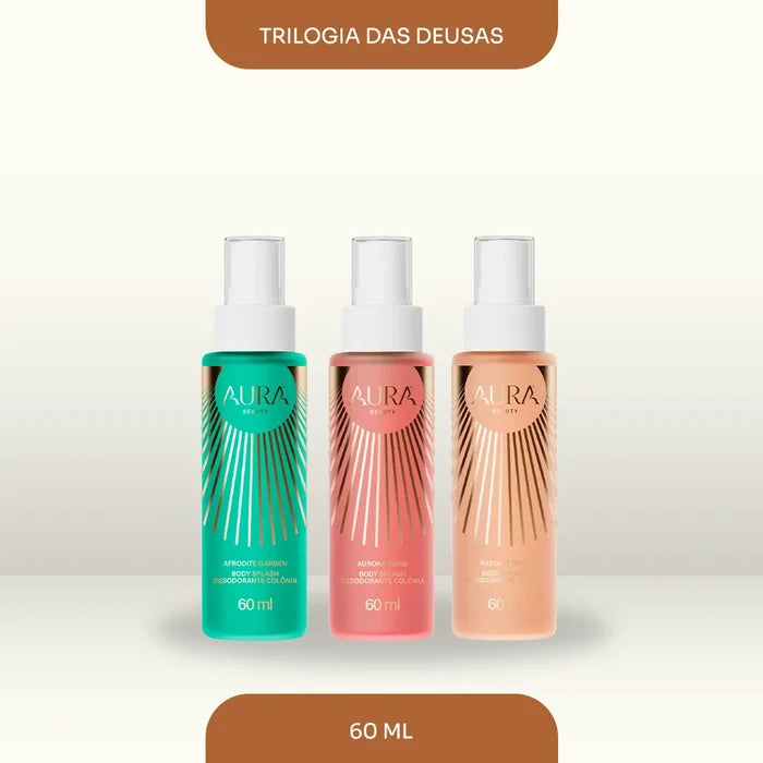 Body Splash 200ml + Kit Trilogia das Deusas 60ml
