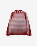 Buho | Fancy stripes T-shirt | Pomegranate