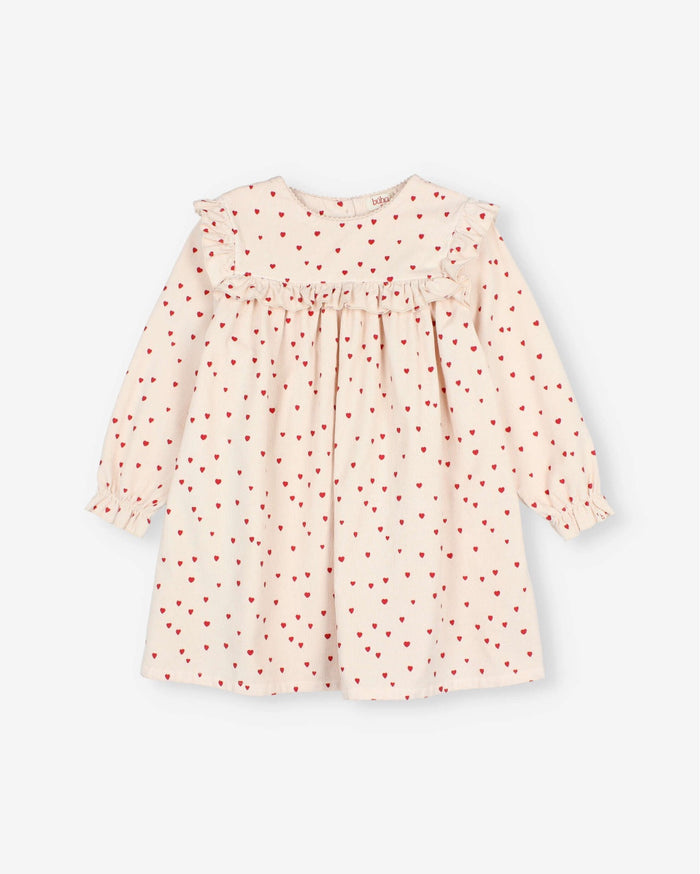Buho | Mini Cuore dress | Cream pink