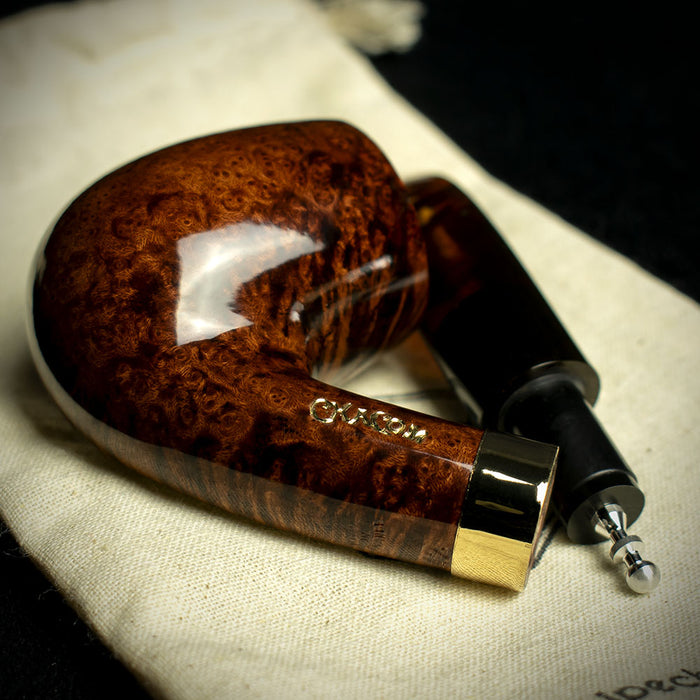 Chacom Churchill Smooth 42 -  9mm Briar Smoking Pipe