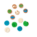 ChildGen | Wooden stamp | Sea creatures set