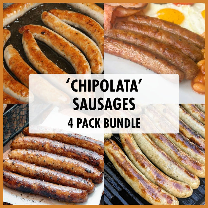 'Chipolata' Sausages: 4 Pack Bundle