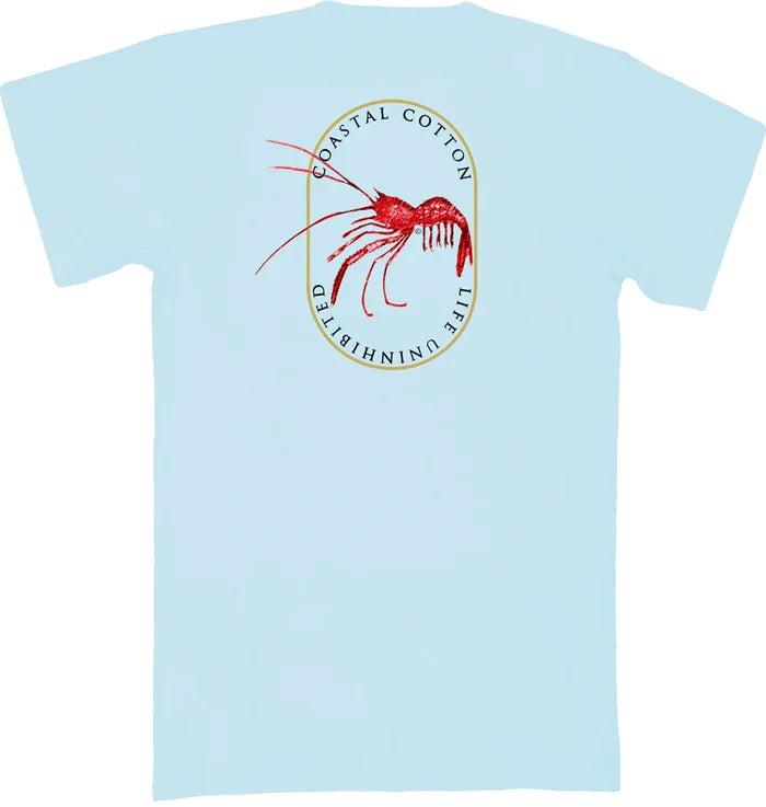Coastal Cotton Crawfish Tee