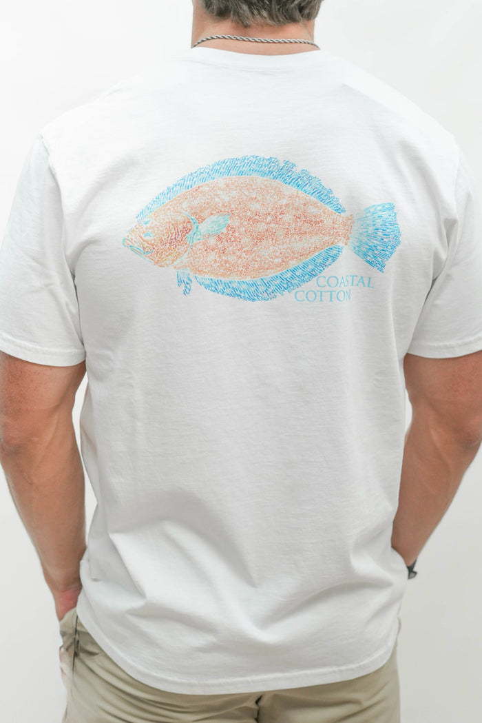 Coastal Cotton Flounder Tee
