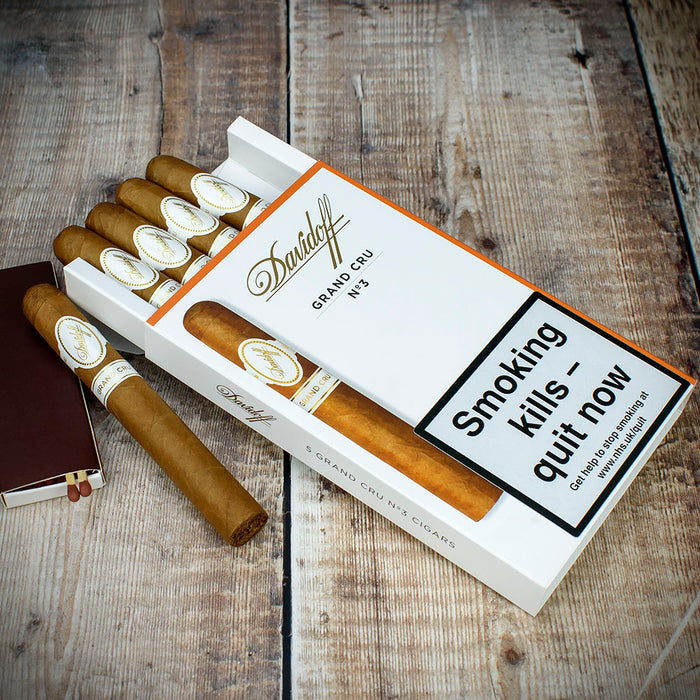 Davidoff Grand Cru No. 3 Cigar - Pack of 5