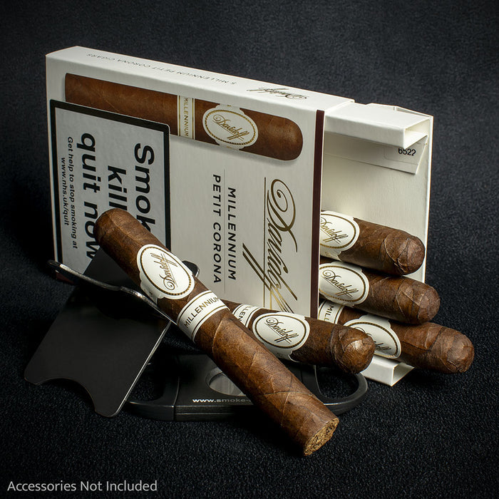 Davidoff Millennium Petit Corona Cigars - Pack of 5