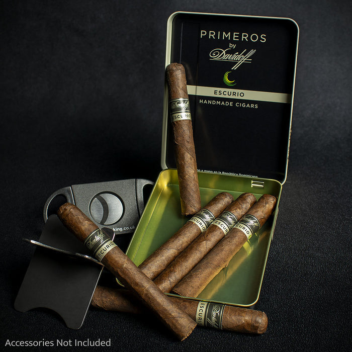 Davidoff Primeros Escurio Petit Panetela Cigars - Tin of 6
