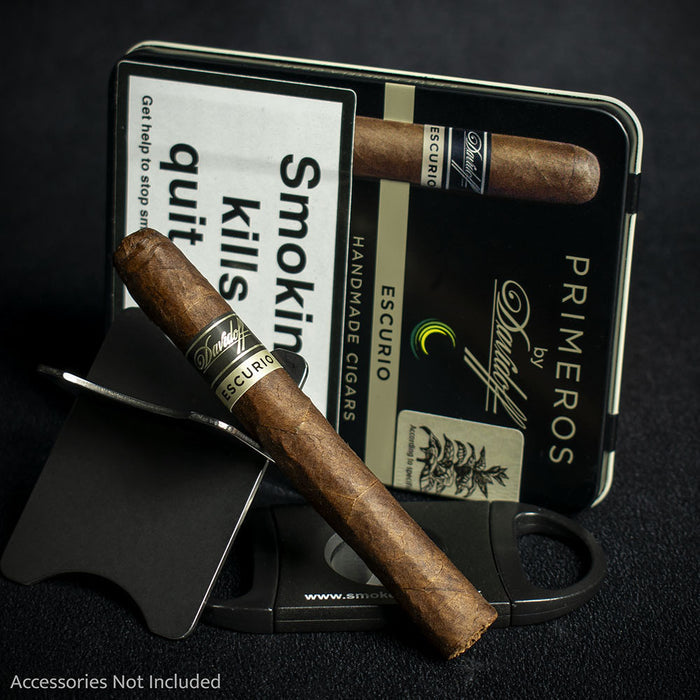 Davidoff Primeros Escurio Petit Panetela Cigars - Tin of 6
