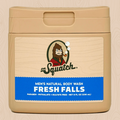 Dr. Squatch men's natural body wash container on a wooden background