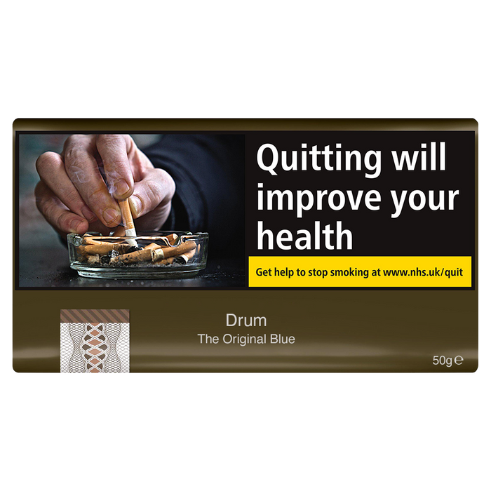 Drum The Original Blue Hand Rolling Tobacco - 50g Pouch