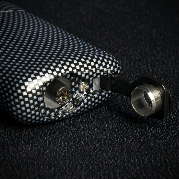 Easy Torch Carbon Triple Flame Cigar Lighter with Built-in Punch