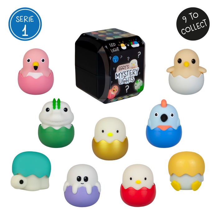Eggy Mystery Lights serie 1 blindbox 24 assorti