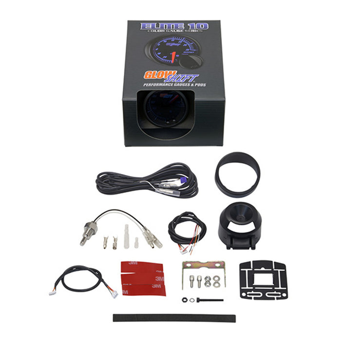 Elite 10 Color Water Temperature Gauge | GlowShift