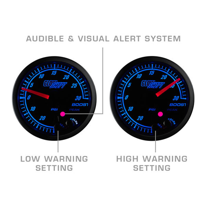 Elite 10 Color Water Temperature Gauge | GlowShift
