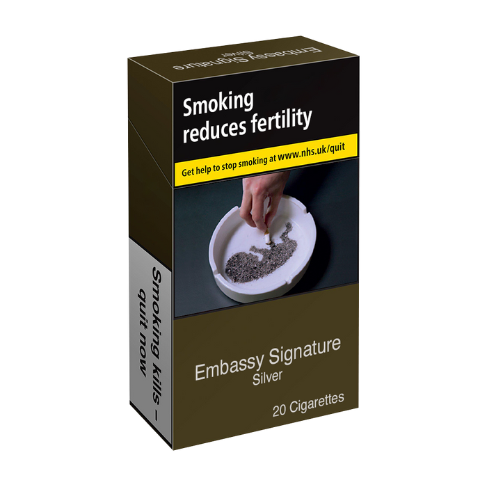 Embassy Signature Silver King Size - 20 Cigarettes